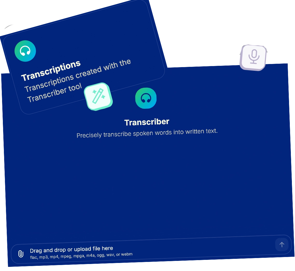 AI speech to text transformer