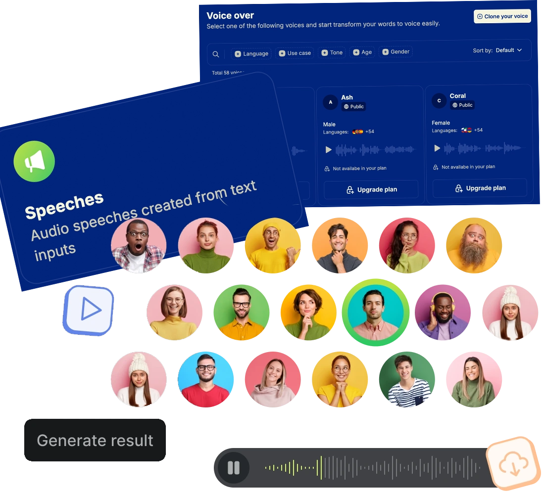 AI text to voice transformer